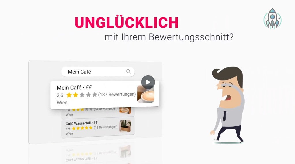 Video laden: Demonstration der Dienstleistung von BoostUpCards: Ein Google-Unternehmensprofil wird vollständig und sicher entfernt. Das Video erklärt Schritt für Schritt, wie der negative Auftritt bereinigt wird – anonym, schnell (in 48 Stunden) und risikofrei. Abschließend zeigt BoostUpCards das erfolgreiche Entfernen und betont die Zufriedenheitsgarantie: erst zahlen, wenn alles erledigt ist.
